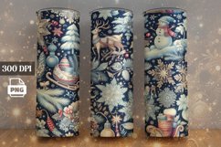 Christmas Skinny Tumbler Warp Sublimation - 20 OZ Skinny PNG Product Image 1