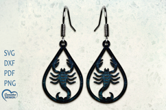 Scorpio zodiac sign. Sagittarius sign Earrings . Zodiac sign Product Image 1