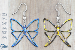 Butterfly Earrings Laser Cut. Boho earrings. Product Image 1