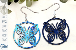 Butterfly Earrings Laser Cut. Boho earrings. Product Image 1