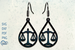 Libra zodiac sign. Leo sign Earrings . Zodiac signs. Product Image 1