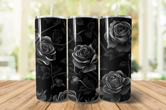 Black Rose Digital Paper pattern | Seamless Pattern Product Image 5