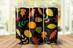 Fall Tumbler Wrap | 20 oz Tumbler Wrap Product Image 1