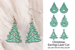 Huge Earrings Bundle Laser Cut. Earrings SVG Bundle. Product Image 9