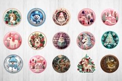 Christmas Ornament Bundle. 15 3D Christmas Ornaments Png . Product Image 2