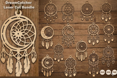 Dream Catcher Laser Cut Bundle. Product Image 1