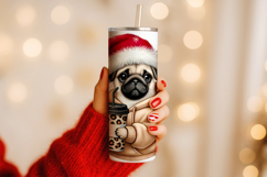 Christmas Hand Skinny Tumbler PSD Mockup | 20oz Smart Object Product Image 7