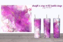 20 oz purple Tumbler. Alcohol ink tumbler wrap png Product Image 1