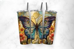 Stained Glass Butterfly 20oz Tumbler Sublimation Bundle Product Image 2