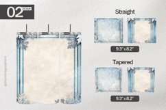 Winter Paper Tumbler Wrap| Tumbler Sublimation Wrap Product Image 1