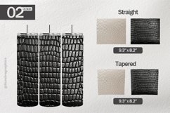 Leather Tumbler Wrap| Tumbler Sublimation Wrap Product Image 1