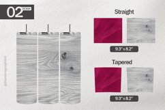 Woodgrain Tumbler Wrap| Tumbler Sublimation Wrap Product Image 1