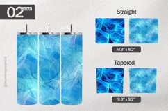 Winter Blue Tumbler Wrap| Tumbler Sublimation Wrap Product Image 1