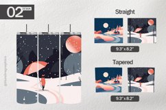 Winter Illustrations Tumbler Wrap| Tumbler Sublimation Wrap Product Image 1