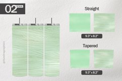 Pale Green Tumbler Wrap| Tumbler Sublimation Wrap Product Image 1