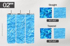 Winter Blue Tumbler Wrap| Tumbler Sublimation Wrap Product Image 1