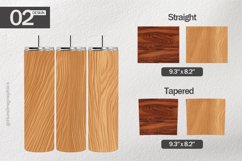 Woodgrain Tumbler Wrap| Tumbler Sublimation Wrap Product Image 1