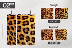 Leopard Tumbler Wrap| Tumbler Sublimation Wrap Product Image 1