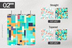 Pixel Art Tumbler Wrap| Tumbler Sublimation Wrap Product Image 1