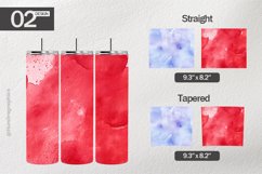 Watercolor Textures Tumbler Wrap| Tumbler Sublimation Wrap Product Image 1