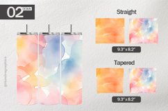 Watercolor Textures Tumbler Wrap| Tumbler Sublimation Wrap Product Image 1