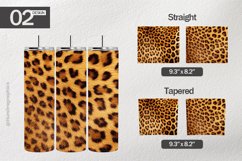 Leopard Tumbler Wrap| Tumbler Sublimation Wrap Product Image 1