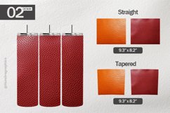 Leather Tumbler Wrap| Tumbler Sublimation Wrap Product Image 1