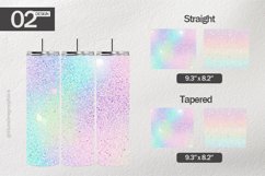 Pastel Glitter Tumbler Wrap| Tumbler Sublimation Wrap Product Image 1
