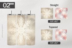 Snowflakes Grunge Tumbler Wrap| Tumbler Sublimation Wrap Product Image 1