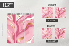 Pink Gold Texture Tumbler Wrap| Tumbler Sublimation Wrap Product Image 1