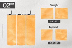 Pale Orange Tumbler Wrap| Tumbler Sublimation Wrap Product Image 1