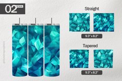 Teal Texture Tumbler Wrap| Tumbler Sublimation Wrap Product Image 1