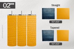 Leather Tumbler Wrap| Tumbler Sublimation Wrap Product Image 1