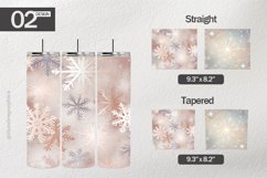Snowflakes Grunge Tumbler Wrap| Tumbler Sublimation Wrap Product Image 1