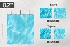Ice Background Tumbler Wrap| Tumbler Sublimation Wrap Product Image 1