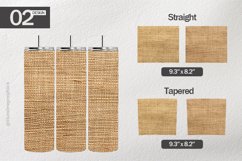 Sackcloth Tumbler Wrap| Tumbler Sublimation Wrap Product Image 1