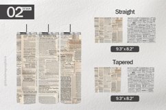 Text Paper Tumbler Wrap| Tumbler Sublimation Wrap Product Image 1