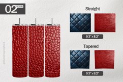 Leather Tumbler Wrap| Tumbler Sublimation Wrap Product Image 1