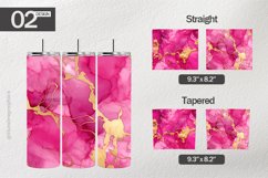 Pink Alcohol Ink Tumbler Wrap| Tumbler Sublimation Wrap Product Image 1
