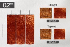 Fall Glitter Tumbler Wrap| Tumbler Sublimation Wrap Product Image 1