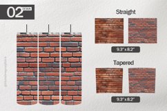 Brick Wall Tumbler Wrap| Tumbler Sublimation Wrap Product Image 1