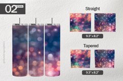 Bokeh Tumbler Wrap| Tumbler Sublimation Wrap Product Image 1