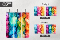 Alcohol Ink Tumbler Wrap| Tumbler Sublimation Wrap Design Product Image 1