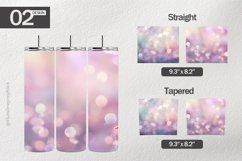 Bokeh Tumbler Wrap| Tumbler Sublimation Wrap Product Image 1