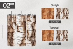Bark Tumbler Wrap| Tumbler Sublimation Wrap Product Image 1