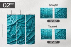Cyan Texture Tumbler Wrap| Tumbler Sublimation Wrap Product Image 1