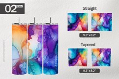 Fractal Alcohol Tumbler Wrap| Tumbler Sublimation Wrap Product Image 1