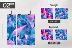 Crystalline Texture Tumbler Wrap| Tumbler Sublimation Wrap Product Image 1