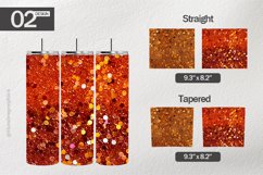 Fall Glitter Tumbler Wrap| Tumbler Sublimation Wrap Product Image 1