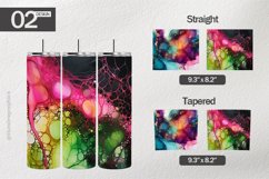 Alcohol Ink Tumbler Wrap| Tumbler Sublimation Wrap Design Product Image 1
